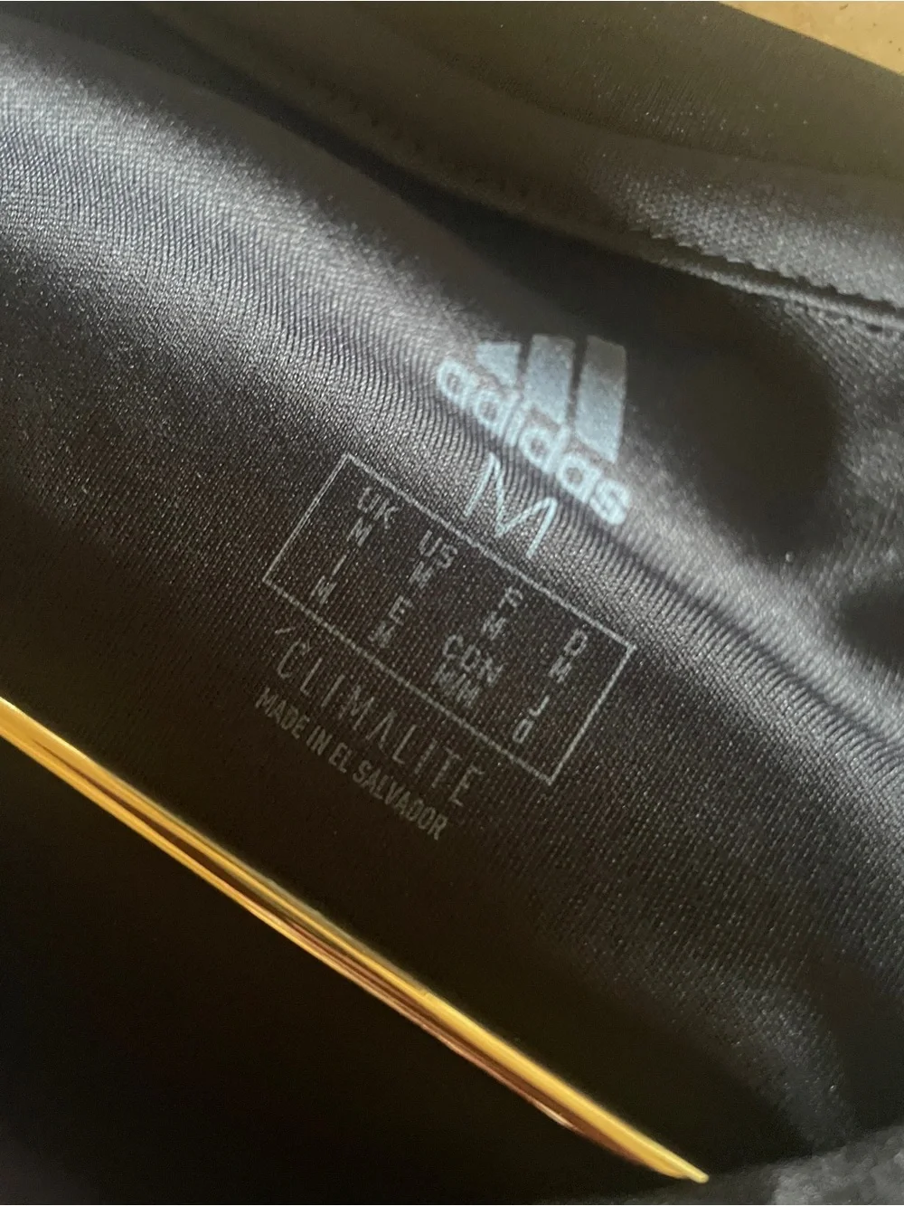 Adidas 3s z Soccer Jersey Side Stripe Round Neck Short Sleeve - Black Medium